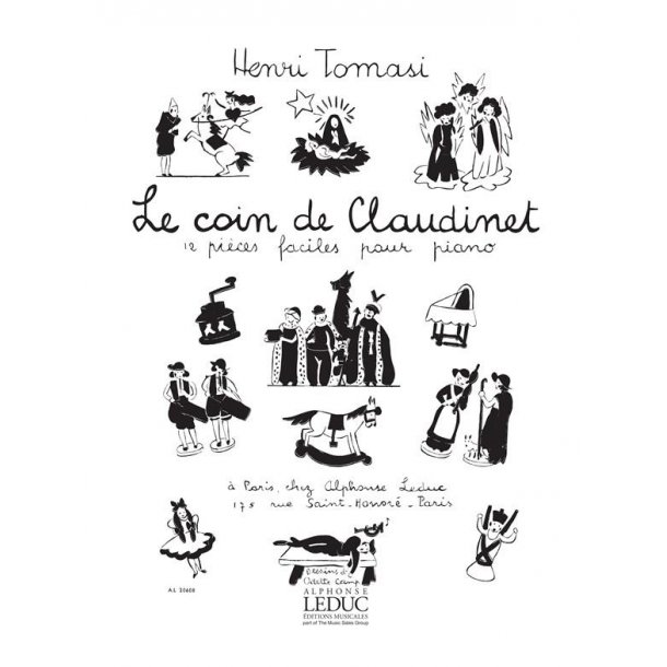 Henri Tomasi: Le Coin de Claudinet, 12 Pi&egrave;ces faciles (Piano solo)