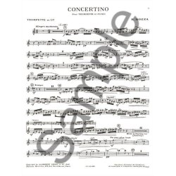 Eug&egrave;ne Bozza: Concertino (Trumpet & Piano)