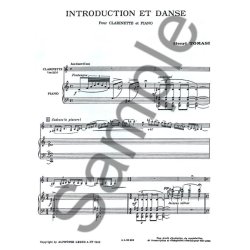 Henri Tomasi: Introduction et Danse (Clarinet & Piano)