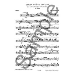 Paul Bonneau: 3 No&euml;ls anciens (Trio - Woodwind)