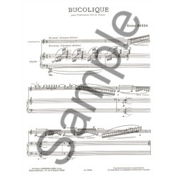 Eug&egrave;ne Bozza: Bucolique (Clarinet & Piano)