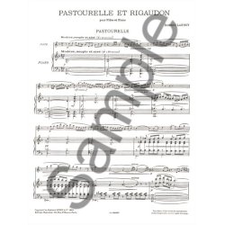 Robert Lucien Lannoy: Pastourelle et Rigaudon (Flute & Piano)