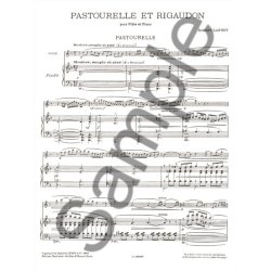 Robert Lucien Lannoy: Pastourelle et Rigaudon (Flute & Piano)