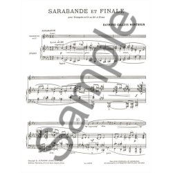 Raymond Gallois-Montbrun: Sarabande et Finale (C) (Trumpet & Piano)