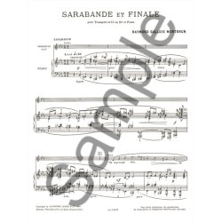 Raymond Gallois-Montbrun: Sarabande et Finale (C) (Trumpet & Piano)