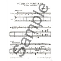 Yvonne Desportes: Th&egrave;me et Variations (Percussion(s) & Piano)