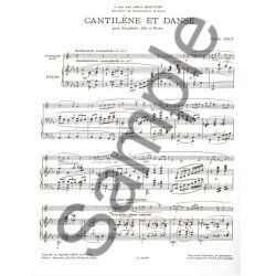 Denis Joly: Cantil&egrave;ne et Danse (Saxophone-Alto & Piano)