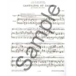 Denis Joly: Cantil&egrave;ne et Danse (Saxophone-Alto & Piano)