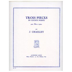 Jacques Chailley: 3 Pi&egrave;ces en Courte-Pointe (Flute & Piano)