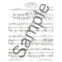 Henri Tomasi: Concerto (Saxophone-Alto & Piano)