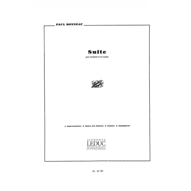 Paul Bonneau: Suite for C Trumpet (Trumpet & Piano)