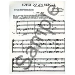 Jacques Chailley: Suite du XVe Si&egrave;cle (Voice & Ensemble)