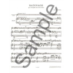 Eug&egrave;ne Bozza: Badinage (Trumpet and Piano)