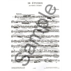 Eug&egrave;ne Bozza: 18 Etudes (Oboe solo)