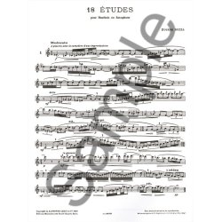 Eug&egrave;ne Bozza: 18 Etudes (Oboe solo)