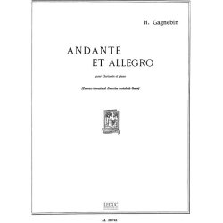 Henri Gagnebin: Andante et Allegro (Clarinet & Piano)