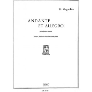 Henri Gagnebin: Andante et Allegro (Clarinet & Piano)