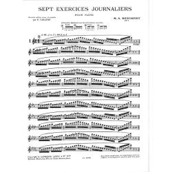 Matthieu Andr&eacute; Reichert: Sept Exercices Journaliers Pour Flute