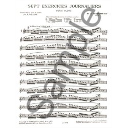 Matthieu Andr&eacute; Reichert: Sept Exercices Journaliers Pour Flute