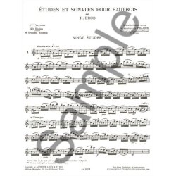 Henri Brod: Etudes et Sonates Vol.2 (Oboe solo)