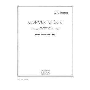 Jean-Michel Damase: Concertstück (Saxophone-Alto & Piano)