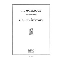 Raymond Gallois-Montbrun: Humoresque (Clarinet & Piano)