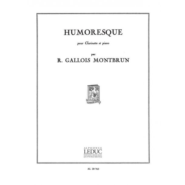Raymond Gallois-Montbrun: Humoresque (Clarinet & Piano)
