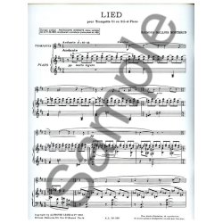 Raymond Gallois-Montbrun: Lied (Trumpet & Piano)