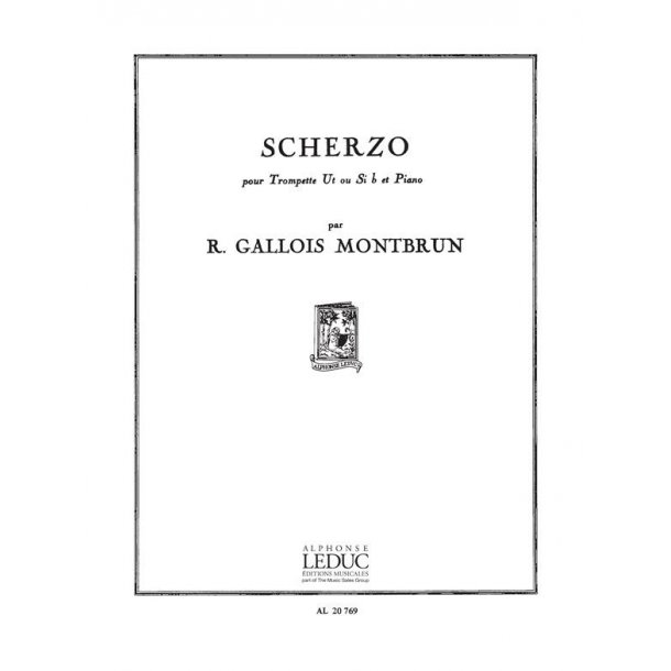 Raymond Gallois-Montbrun: Scherzo (Trumpet & Piano)