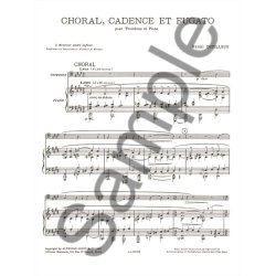 Henri Dutilleux: Choral, Cadence Et Fugato (Trombone/Piano)