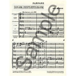 Paul Bonneau: Fanfare (Ensemble-Brass 8 or more)