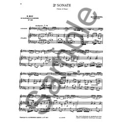 Georg Friedrich Handel: Sonata No.2 (Classiques No.89) (Saxophone-Alto & Piano)