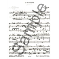 Johann Sebastian Bach: Sonata pour Fl&ucirc;te No.6 (Classiques No.92) (Saxophone-Alto & Piano)