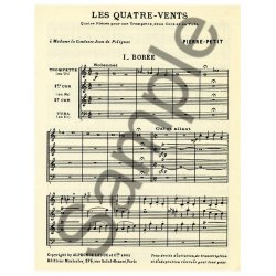 Pierre Petit: Les Quatre Vents (Quartet-Brass)