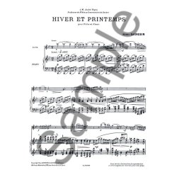 Henri Gagnebin: Hiver et Printemps (Flute & Piano)