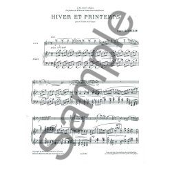 Henri Gagnebin: Hiver et Printemps (Flute & Piano)