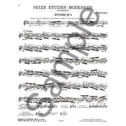 Paul Jeanjean: 16 Etudes modernes (Clarinet solo)