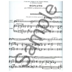 Maurice Emmanuel: Sonate (Trumpet & Piano)