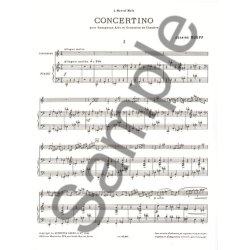 Jeanine Rueff: Concertino Op.17 (Saxophone-Alto & Piano)