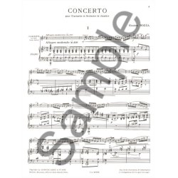 Eug&egrave;ne Bozza: Concerto (Clarinet & Piano)