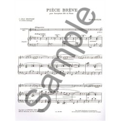 Pierre Duclos: Pi&egrave;ce br&egrave;ve (Saxophone-Alto & Piano)
