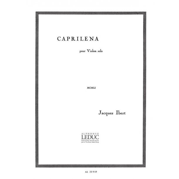 Caprilena Vln Solo