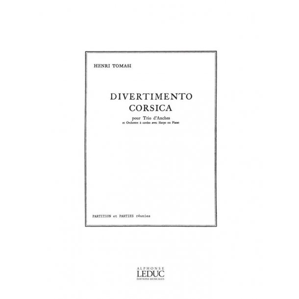 Henri Tomasi: Divertimento Corsica (Orchestra-Chamber)