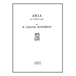 Raymond Gallois-Montbrun: Aria (Trombone & Piano)