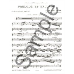 Guillaume Balay: Pr&eacute;lude et Ballade (Bb) (Trumpet & Piano)