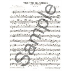 Ernesto Cavallini: 30 Caprices Vol.1 (Clarinet solo)