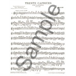 Ernesto Cavallini: 30 Caprices Vol.1 (Clarinet solo)
