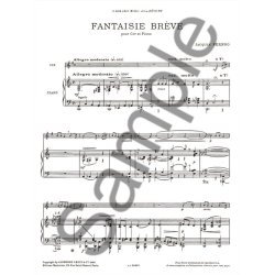 Jacques Pernoo: Fantaisie br&egrave;ve (Horn & Piano)