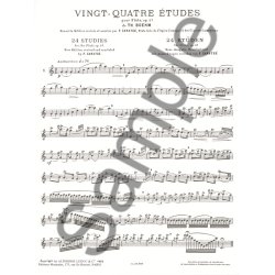 Theobald Boehm: 24 Etudes Op.37 (Flute solo)