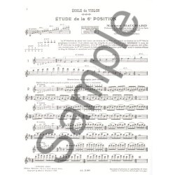 M. Hauchard: Etude m&eacute;thodique des Positions Vol.4: 6th & 7th Positions (Violin solo)